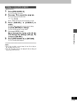 Preview for 29 page of Panasonic Diga DMR-E100 Operating Instructions Manual