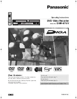 Panasonic Diga DMR-E75V Operating Instructions Manual preview