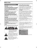 Preview for 2 page of Panasonic Diga DMR-E75V Operating Instructions Manual