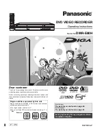 Panasonic Diga DMR-E80 Operating Instructions Manual preview