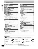 Preview for 4 page of Panasonic Diga DMR-E80 Operating Instructions Manual