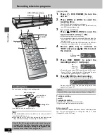 Preview for 14 page of Panasonic Diga DMR-E80 Operating Instructions Manual