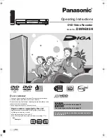 Panasonic DIGA DMR-E85 Operating Instructions Manual preview