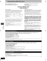 Preview for 52 page of Panasonic DIGA DMR-E85 Operating Instructions Manual