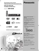 Panasonic Diga DMR-E95H Operating Instructions Manual preview