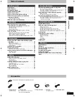 Предварительный просмотр 3 страницы Panasonic Diga DMR-E95H Operating Instructions Manual