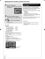 Preview for 12 page of Panasonic Diga DMR-EA38 Operating Instructions Manual