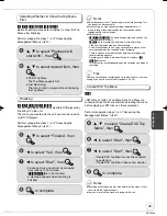 Preview for 49 page of Panasonic Diga DMR-EA38 Operating Instructions Manual