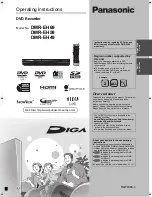 Panasonic Diga DMR-EH49 Operating Instructions Manual preview