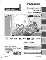 Panasonic Diga DMR-EH50 Operating Instructions Manual preview