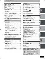 Предварительный просмотр 3 страницы Panasonic Diga DMR-EH57 Operating Instructions Manual