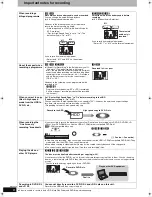 Предварительный просмотр 8 страницы Panasonic Diga DMR-EH57 Operating Instructions Manual