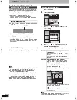 Предварительный просмотр 22 страницы Panasonic Diga DMR-EH57 Operating Instructions Manual