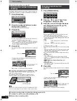 Предварительный просмотр 32 страницы Panasonic Diga DMR-EH57 Operating Instructions Manual