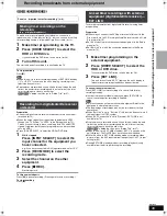 Предварительный просмотр 35 страницы Panasonic Diga DMR-EH57 Operating Instructions Manual