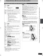 Предварительный просмотр 39 страницы Panasonic Diga DMR-EH57 Operating Instructions Manual