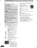 Предварительный просмотр 56 страницы Panasonic Diga DMR-EH57 Operating Instructions Manual