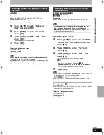 Предварительный просмотр 63 страницы Panasonic Diga DMR-EH57 Operating Instructions Manual