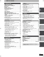 Preview for 3 page of Panasonic Diga DMR-EH575 Operating Instructions Manual