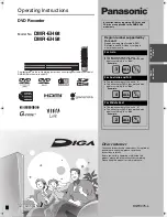 Preview for 1 page of Panasonic Diga DMR-EH58 Operating Instructions Manual