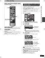 Preview for 19 page of Panasonic Diga DMR-EH585 Operating Instructions Manual