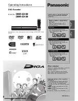 Panasonic Diga DMR-EH59 Operating Instruction preview