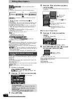 Preview for 36 page of Panasonic Diga DMR-EH59 Operating Instruction