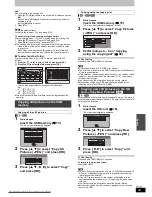 Preview for 49 page of Panasonic Diga DMR-EH59 Operating Instruction