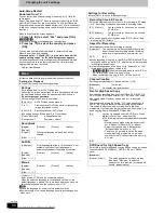 Preview for 58 page of Panasonic Diga DMR-EH59 Operating Instruction