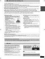 Preview for 5 page of Panasonic Diga DMR-EH59 Operating Instructions Manual