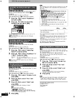 Preview for 62 page of Panasonic Diga DMR-EH59 Operating Instructions Manual