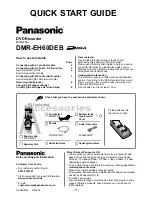 Panasonic Diga DMR-EH60DEB Quick Start Manual preview