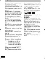 Preview for 84 page of Panasonic Diga DMR-EH695 Operating Instructions Manual