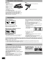 Preview for 6 page of Panasonic DIGA DMR-ES15 Operating Instructions Manual