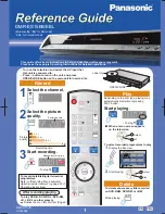 Preview for 1 page of Panasonic Diga DMR-ES15EBL Reference Manual