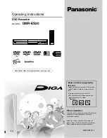 Panasonic Diga DMR-ES20 Operating Instructions Manual preview