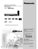 Panasonic Diga DMR-ES20 Operating Instructions Manual предпросмотр