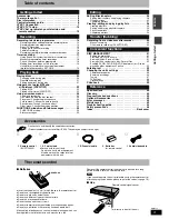 Preview for 3 page of Panasonic Diga DMR-ES20 Operating Instructions Manual