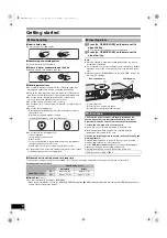 Preview for 8 page of Panasonic Diga DMR-ES40V Operating Instructions Manual