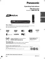 Panasonic Diga DMR-EX72S Operating Instructions Manual предпросмотр