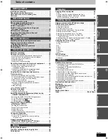 Предварительный просмотр 3 страницы Panasonic Diga DMR-EX769 Operating Instructions Manual