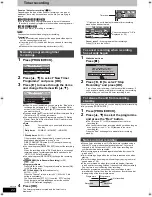 Предварительный просмотр 24 страницы Panasonic Diga DMR-EX769 Operating Instructions Manual