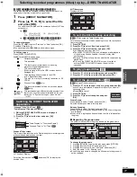 Предварительный просмотр 27 страницы Panasonic Diga DMR-EX769 Operating Instructions Manual