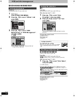 Предварительный просмотр 46 страницы Panasonic Diga DMR-EX769 Operating Instructions Manual