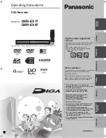 Panasonic Diga DMR-EX77 Operating Instructions Manual preview