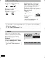 Preview for 10 page of Panasonic Diga DMR-EX77 Operating Instructions Manual