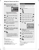 Preview for 14 page of Panasonic Diga DMR-EX86EB Operating Instructions Manual