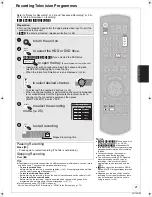 Preview for 21 page of Panasonic Diga DMR-EX86EB Operating Instructions Manual