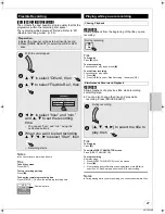 Preview for 27 page of Panasonic Diga DMR-EX86EB Operating Instructions Manual