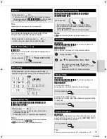 Preview for 37 page of Panasonic Diga DMR-EX86EB Operating Instructions Manual